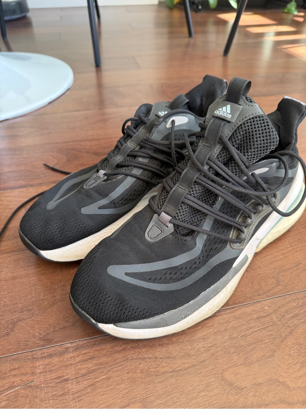 adidas Men's Black Athletic Running Shoes